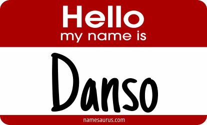 Hello my name is Danso png download