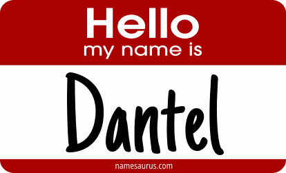Hello my name is Dantel png download