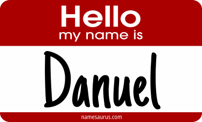 Hello my name is Danuel png download