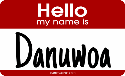 Hello my name is Danuwoa png download