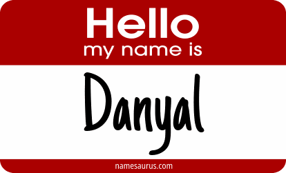 Hello my name is Danyal png download