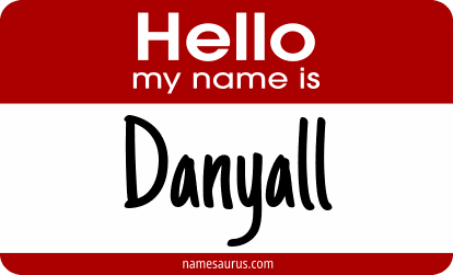 Hello my name is Danyall png download