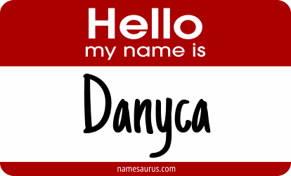 Hello my name is Danyca png download