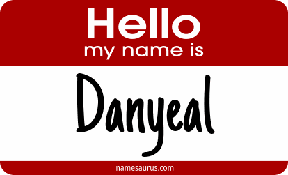Hello my name is Danyeal png download