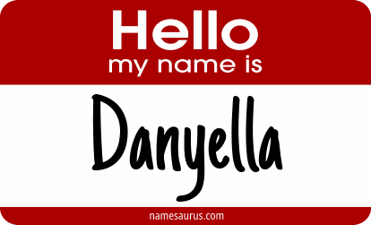 Hello my name is Danyella png download