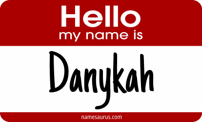 Hello my name is Danykah png download