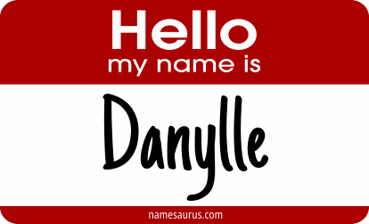 Hello my name is Danylle png download