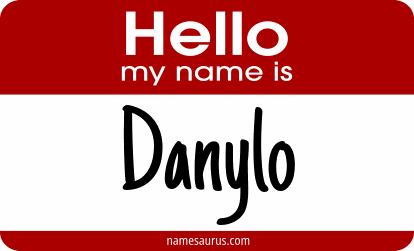 Hello my name is Danylo png download