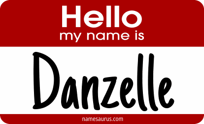 Hello my name is Danzelle png download