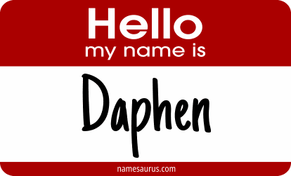 Hello my name is Daphen png download