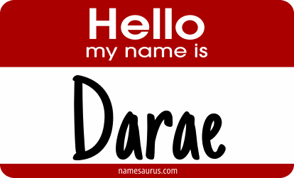 Hello my name is Darae png download