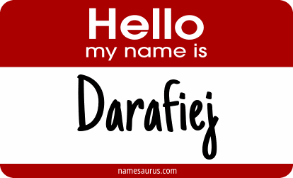 Hello my name is Darafiej png download