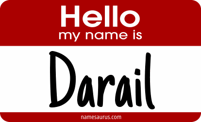 Hello my name is Darail png download