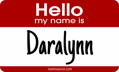 Hello my name is Daralynn png download