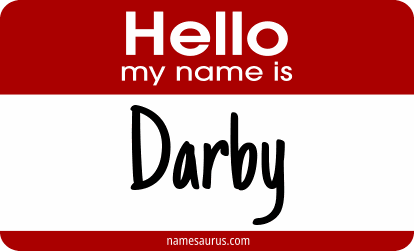 Hello my name is Darby png download