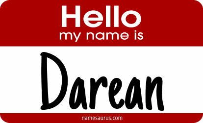Hello my name is Darean png download