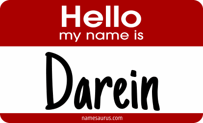 Hello my name is Darein png download
