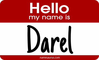 Hello my name is Darel png download