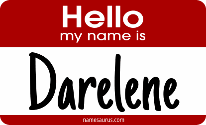 Hello my name is Darelene png download