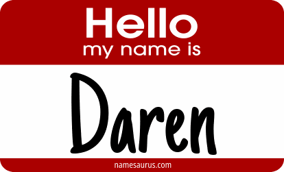 Hello my name is Daren png download