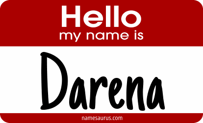 Hello my name is Darena png download