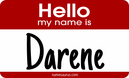 Hello my name is Darene png download