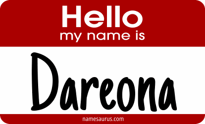 Hello my name is Dareona png download