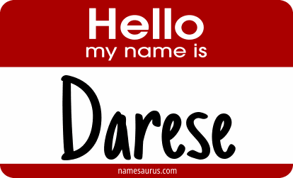 Hello my name is Darese png download