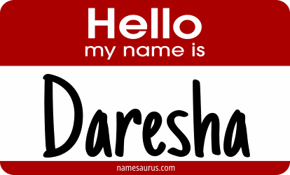 Hello my name is Daresha png download