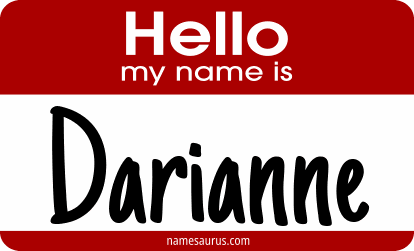 Hello my name is Darianne png download