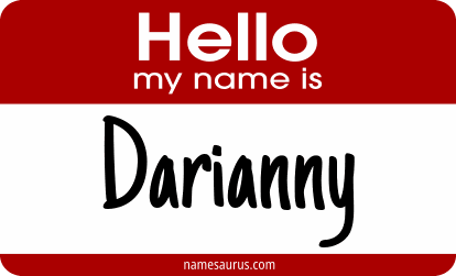 Hello my name is Darianny png download