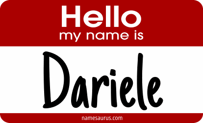 Hello my name is Dariele png download