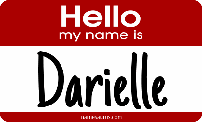 Hello my name is Darielle png download