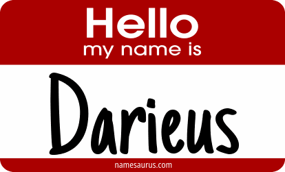 Hello my name is Darieus png download
