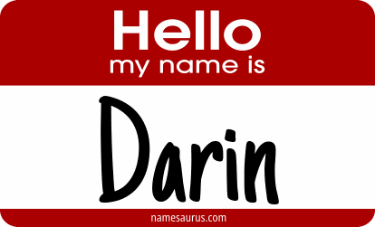 Hello my name is Darin png download