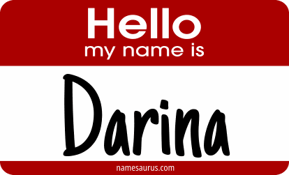 Hello my name is Darina png download