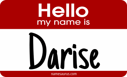 Hello my name is Darise png download