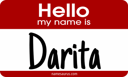 Hello my name is Darita png download