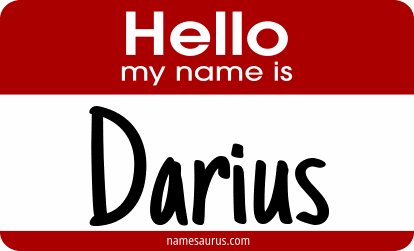 Hello my name is Darius png download