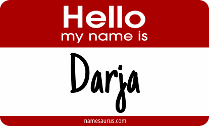 Hello my name is Darja png download
