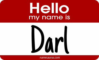 Hello my name is Darl png download