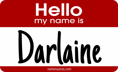 Hello my name is Darlaine png download