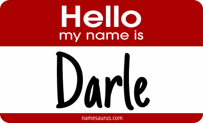 Hello my name is Darle png download