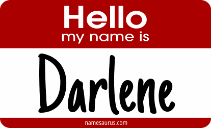 Hello my name is Darlene png download