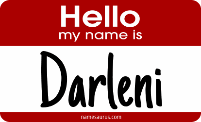 Hello my name is Darleni png download