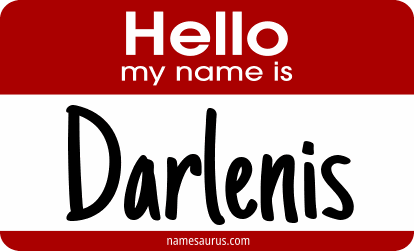 Hello my name is Darlenis png download