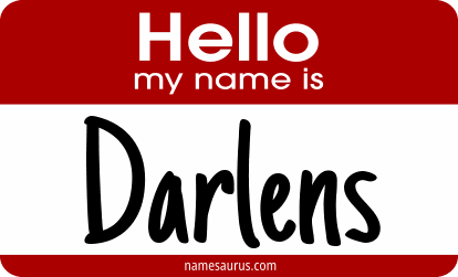 Hello my name is Darlens png download