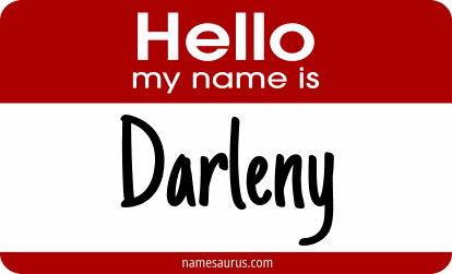 Hello my name is Darleny png download