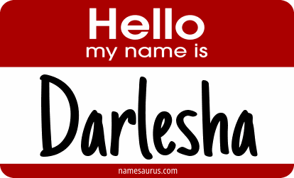 Hello my name is Darlesha png download