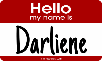 Hello my name is Darliene png download